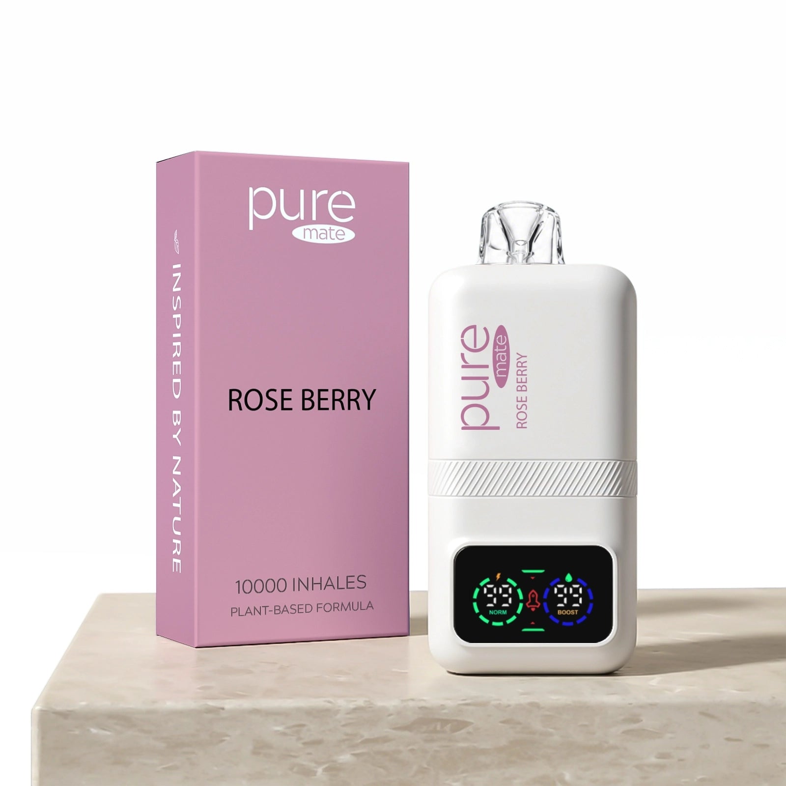 Nicotine-free B12 vape diffuser in Rose Berry flavor
