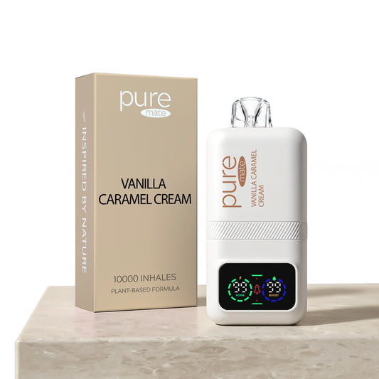 Nicotine-free B12 vape diffuser in Vanilla Caramel flavor